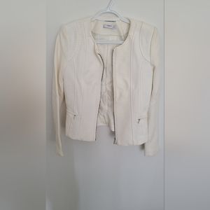 Mango white blazer